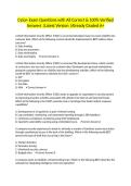 CySa&plus; Exam Questions with All Correct & 100&percnt; Verified Answers &vert;Latest Version &vert;Already Graded A&plus;