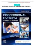 TEST BANK- PROFESSIONAL NURSING&colon; CONCEPTS & CHALLENGES&comma; 11TH EDITION By Beth Perry Black &sol;GRADED A&plus;&sol;WITH WELL EXPLAINED ANSWERS 2024