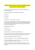 CySA Exam B with all Correct & 100&percnt; Verified Answers &vert;Latest Version &vert;Already Graded A&plus;