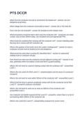 PTS DCCR QUESTIONS W2ITH CORRECT ANSWERS