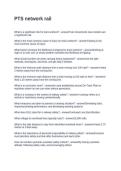 PTS network rail&period;  Questions and Answers