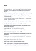 PTS QUESTIONS AND ANSWERS FULLY SOLVED