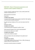 NUR 205 - Exam 3 Scenarios questions and&NewLine;answers latest update Graded A&plus;&NewLine;A nurse is caring for a patient who was in a motor vehicle accident that&NewLine;resulted in cervical trauma to C4&period;&NewLine;What assessment is the priority&quest;&NewLine;Respirations&NewLine;3 multiple choice opti