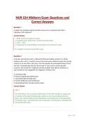 NUR 634 Midterm Exam Questions and Correct Answers&period;