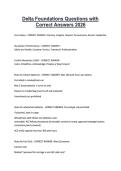 Delta Foundations Questions with Correct Answers 2026
