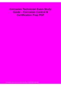 Corrosion Technician Exam Study Guide PDF 2026&sol;2027 &vert; Corrosion Control&comma; Inspection & Certification Review