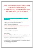 FDNY S-95 SUPERVISION OF FIRE ALARM &NewLine;SYSTEMS EXAMINATION&vert;250 &NewLine;COMPREHENSIVE PRACTICE QUESTIONS &NewLine;WITH ANSWERS AND RATIONALES 