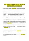 DELTA ZETA EXAM QUESTIONS WITH CORRECT ANSWERS 2026