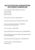 DELTA UPSILON FINAL EXAM QUESTIONS WITH CORRECT ANSWERS 2026