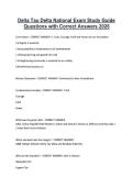 Delta Tau Delta National Exam Study Guide &NewLine;Questions with Correct Answers 2026