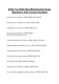 Delta Tau Delta New Membership Exam &NewLine;Questions with Correct Answers