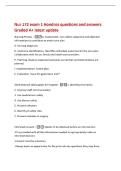 Nur 172 exam 1 Hondros questions and answers&NewLine;Graded A&plus; latest update&NewLine;Nursing Process -A- Assessment&period; Can collect subjective and objective&NewLine;information to contribute to entire care plan&period;&NewLine;D- Nursing Diagnosis&period;&NewLine;O- Outcome identification&period; Identifies indiv