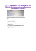 ATI RN Pharmacology 2023 Proctored Exam with &NewLine;NGN&sol; with Questions and correct verified answers&period; &NewLine;Guaranteed pass &sol;Graded A&plus; &NewLine;&NewLine;&NewLine;&NewLine;