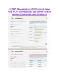 ATI RN Pharmacology 2023 Proctored Exam &NewLine;with NGN&sol; with Questions and correct verified &NewLine;answers&period; Guaranteed pass &sol;Graded A&plus; &NewLine;&NewLine;&NewLine;&NewLine;