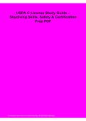 USPA C License Study Guide PDF 2026&sol;2027 &vert; Skydiving Skills&comma; Safety & Certification Exam Review