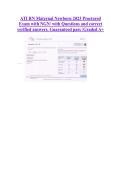 ATI RN Maternal Newborn 2023 Proctored &NewLine;Exam with NGN&sol; with Questions and correct &NewLine;verified answers&period; Guaranteed pass &sol;Graded A&plus;