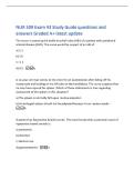 NUR 309 Exam &num;3 Study Guide questions and&NewLine;answers Graded A&plus; latest update&NewLine;The nurse is assessing the ankle-brachial index &lpar;ABI&rpar; of a patient with peripheral&NewLine;arterial disease &lpar;PAD&rpar;&period; The nurse would be suspect of an ABI of&colon;&NewLine;a&rpar; 1&period;1&NewLine;b&rpar; 1&period;0&NewLine;c&rpar; -1&period;1&NewLine;d&rpar; 0