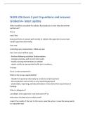 NURS 226 Exam 3 part 3 questions and answers&NewLine;Graded A&plus; latest update&NewLine;Who should be consulted for policies & procedures on test they have never&NewLine;performed &quest;&NewLine;Nurse&NewLine;Intra-Test&NewLine;Nurse performs or assists with test &&sol; or collects the specimen &lpar;nurse must&NewLine;