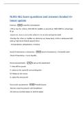 NURS 461 Exam questions and answers Graded A&plus;&NewLine;latest update&NewLine;Enemas --Used for constipation&NewLine;-250 or less for infants&comma; 250-500 for toddler or preschool&comma; 500-1000 for school age&NewLine;& up&NewLine;-Insert 1&period;5- 4 cm &lpar;1-1&period;5 in&rpar; for infant 5-7&period;5 cm &lpar;2-3 inches&rpar; for chil