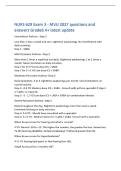 NURS 629 Exam 3 - MVU 2027 questions and&NewLine;answers Graded A&plus; latest update&NewLine;Intermittent Asthma - Step 1&NewLine;Less than 2 days a week and zero nighttime awakenings&period; No interference with&NewLine;daily activities&period;&NewLine;Step 1 - SABA&period;&NewLine;Mild Persistent Asthma - Step 2&NewLine;More 