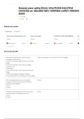 GENERAL CRANE SAFETY EXAM WITH CORRECT 122 ACTUAL QUESTIONS AND CORRECTLY WELL DEFINED ANSWERS LATEST ALREADY GRADED A&plus;