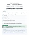 NUR155 &sol; NUR 155 Exam 4 &lpar;Latest 2026 &sol; 2027&rpar;&colon; Foundations of Nursing - Galen