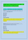 LADWP Electric Station Operator Exam 2026 &ndash; Full &NewLine;Q&A Study Guide &vert; Verified Answers 