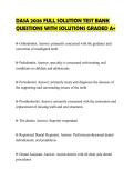 DASA 2026 FULL SOLUTION TEST BANK QUESTIONS WITH SOLUTIONS GRADED A&plus;