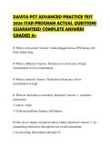 DAVITA PCT ADVANCED PRACTICE TEST 2026 STAR PROGRAM ACTUAL QUESTIONS GUARANTEED