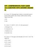 DSP 1 COMPREHENSIVE STUDY GUIDE 2026 QUESTIONS WITH ANSWERS GRADED A&plus;&period;pdf