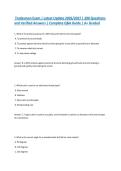Tradesman Exam &vert; Latest Update 2026&sol;2027 &vert; 200 Questions and Verified Answers &vert; Complete Q&A Guide &vert; A&plus; Graded