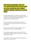 EXPLOSIVE&lowbar;MANAGEMENT&lowbar;CERT&lowbar;TEST&lowbar;2026&lowbar;CERTIFICATION&lowbar;EVALUATION&lowbar;SCRIPT