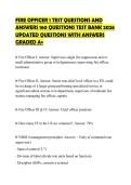 FIRE&lowbar;OFFICER&lowbar;1&lowbar;TEST&lowbar;QUESTIONS&lowbar;AND&lowbar;ANSWERS&lowbar;160&lowbar;QUESTIONS&lowbar;TEST&lowbar;BANK