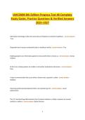 IAHCSMM 8th Edition Progress Test 6 Complete Study Guide&comma; Practice Questions & Verified Answers &vert; CRCST Exam Prep 2026&ndash;2027