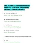 PKSC 1020 FINAL COMPREHENSIVE TEST &NewLine;BANK FULL QUESTIONS AND VERIFIED &NewLine;ANSWERS LEARNING PACKAGE 