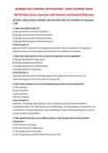 GEORGIA PEST CONTROL CERTIFICATION &ndash; STATE LICENSING EXAM