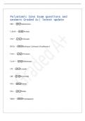 Polyatomic Ions Exam questions and&NewLine;answers Graded A&plus;&vert; latest update&NewLine;NH₄⁺ - Ammonium&NewLine;C₂H₃O₂⁻ - Acetate&NewLine;CO₃&sup2;⁻ - Carbonate&NewLine;HCO₃⁻ - Hydrogen Carbonate &lpar;bicarbonate&rpar;