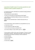 population health exam 2 nursing questions and&NewLine;answers latest update Graded A&plus;&NewLine;It is important that nurses understand the nontraditional healing practices of&NewLine;their clients because&colon;&NewLine;a folk practices are usually ineffective&period;&NewLine;b nurses can refer clients 