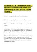 WGU&lowbar;D072&lowbar;EXAMS&lowbar;COMPILATION&lowbar;BUNDLE&lowbar;VERIFIED&lowbar;COMPREHENSIVE&lowbar;SCRIPT
