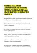 WGU&lowbar;D192&lowbar;DATA&lowbar;SYSTEMS&lowbar;ADMINISTRATION&lowbar;200&lowbar;QUESTIONS&lowbar;CERTIFICATION