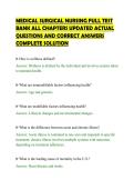 MEDICAL SURGICAL NURSING FULL TEST BANK ALL CHAPTERS UPDATED ACTUAL QUESTIONS AND CORRECT ANSWERS COMPLETE SOLUTION&period;pdf&NewLine;&NewLine;