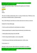 NURSING 406 Pathophysiology and Pharmacology Exam 1 Test Bank Updated Latest 2026&ndash;2027 Pathophysiology Pharmacology Medical Surgical Nursing Drug Therapy Disease Processes Exam Questions with Verified Answers for BSN RN Nursing Students and Instructors&period;