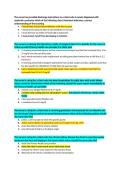 NUR 265 Exam 1-V1 and V2 Galen College Comprehensive Questions &lpar;Frequently Tested&rpar; and Complete Solutions Graded A&plus;