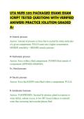 UTA NURS 5315 PACKAGED EXAMS EXAM SCRIPT TESTED QUESTIONS WITH VERIFIED ANSWERS