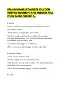 UTA 5315 EXAM 2 COMPLETE SOLUTION VERIFIED QUESTIONS AND ANSWERS FULL STUDY GUIDE