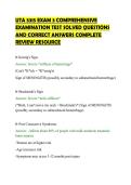 UTA 5315 EXAM 3 COMPREHENSIVE EXAMINATION TEST SOLVED QUESTIONS AND CORRECT ANSWERS