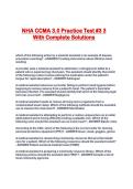 NHA CCMA 3&period;0 Practice Test &num;3 3 With Complete Solutions