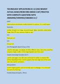 TECHNOLOGY APPLICATIONS EC-12 &lpar;242&rpar; NEWEST ACTUAL EXAM &lpar;FROM MRS SWEEK-S SET&rpar; PRACTICE WITH COMPLETE QUESTIONS WITH ANSWERS&sol;&sol;VERIFIED&sol;&sol;GRADED A&plus;&sol;&sol;