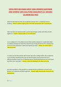 CPR & FIRST AID EXAM LATEST 2026 UPDATED QUESTIONS &NewLine;AND VERIFIED 100&percnt; SOLUTIONS &lpar;2026&sol;2027&rpar; &vert;A&plus; GRADED &NewLine;&vert;GUARANTEED PASS