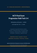 NCTI FINAL EXAM PROGRESSION FIELD TECH 3-4 2026&sol;2027 &vert; Latest Update &vert; Verified Answers &vert; Pass Guaranteed - A&plus; Graded&NewLine;&NewLine;
